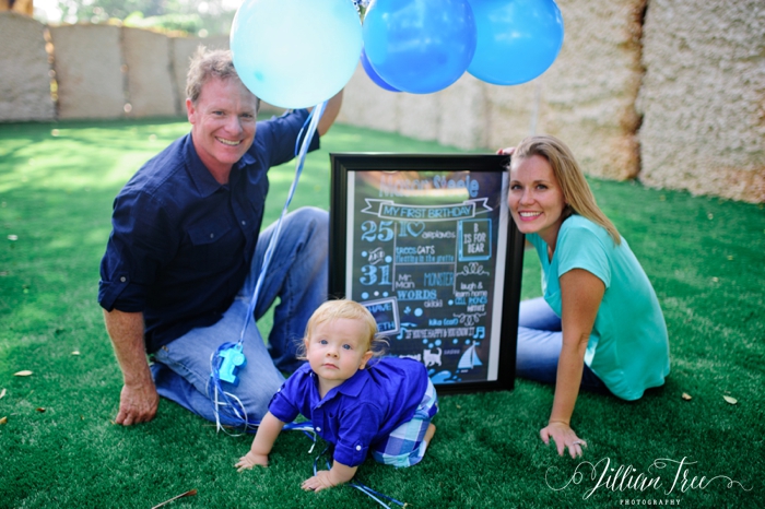 One-Year Baby Family Session