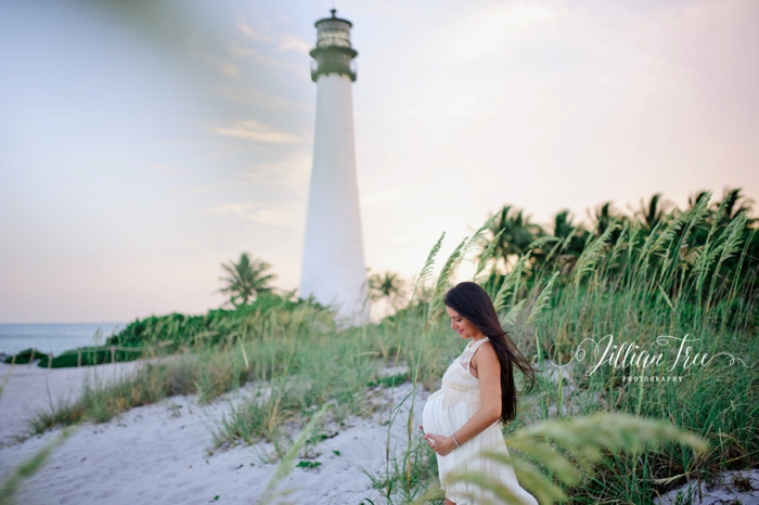 Cape Florida Lighthouse Maternity Photos, Bill Baggs Park