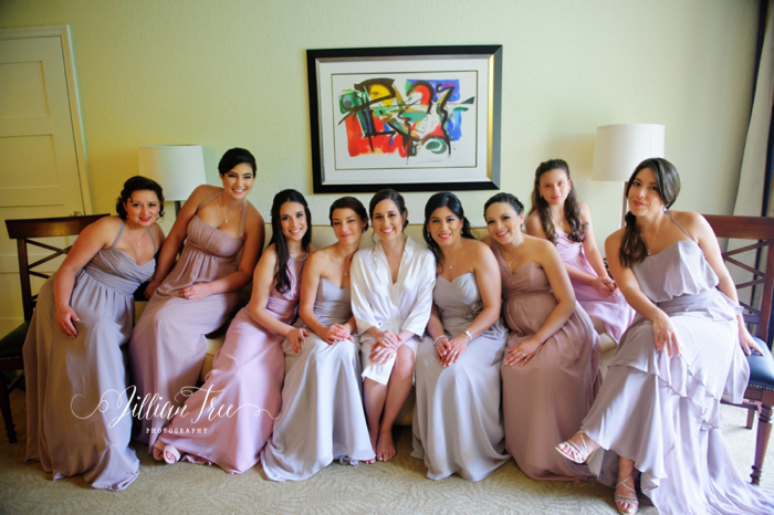 bridesmaids at Bonaventure Country Club