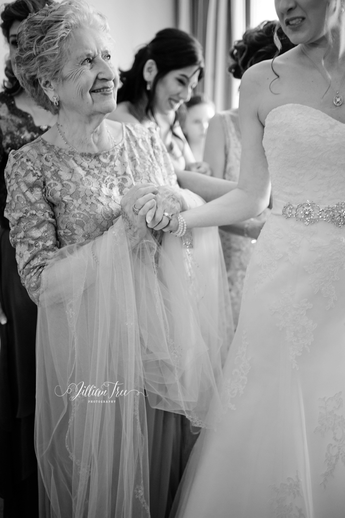 bride and Grandmother