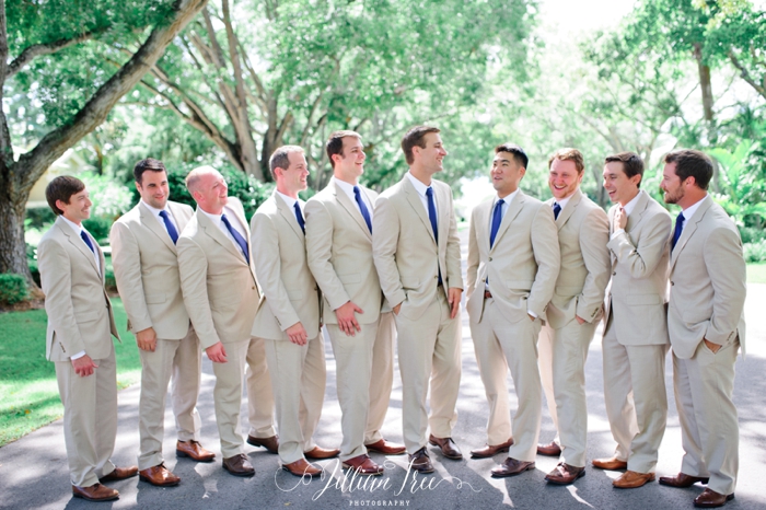 Naples wedding groomsmen
