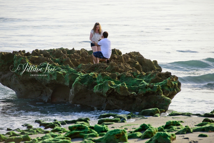 surprise proposal in Florida photography
