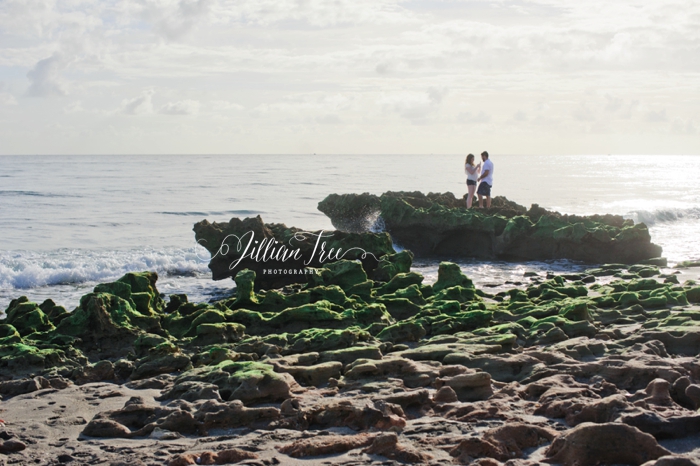 engagement at Coral Cove Beach