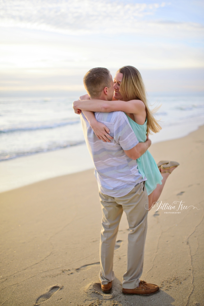 engagement photography at the South Florida beach
