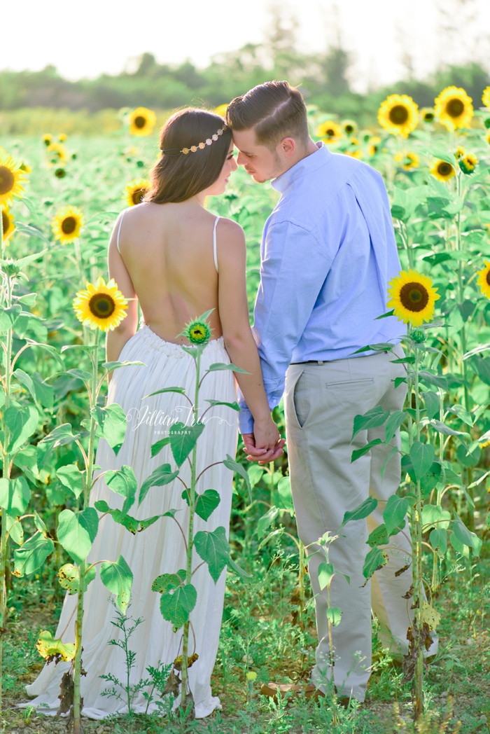 South Florida Sunflower Engagement Photos