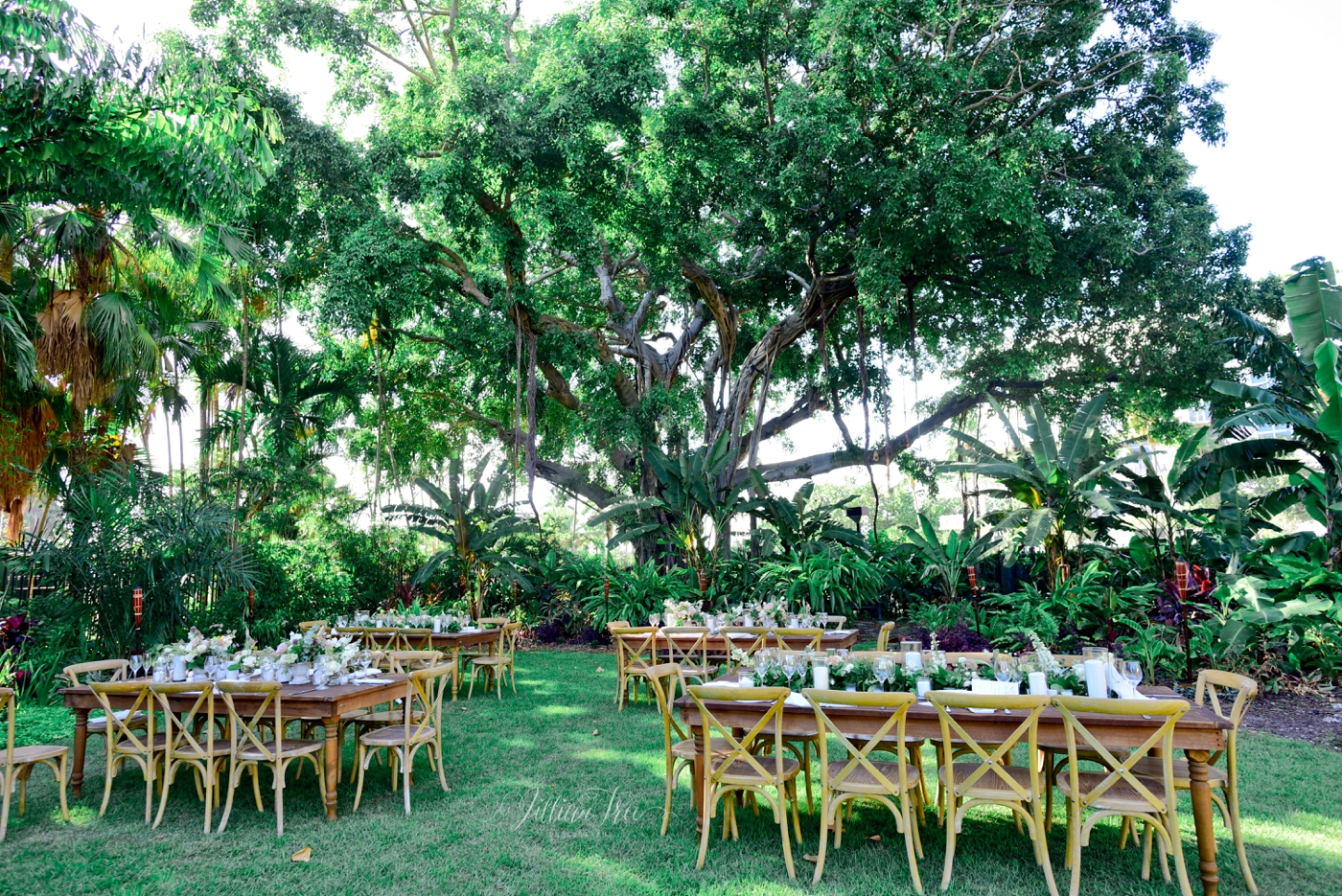 Miami Beach Botanical Gardens Wedding Reception