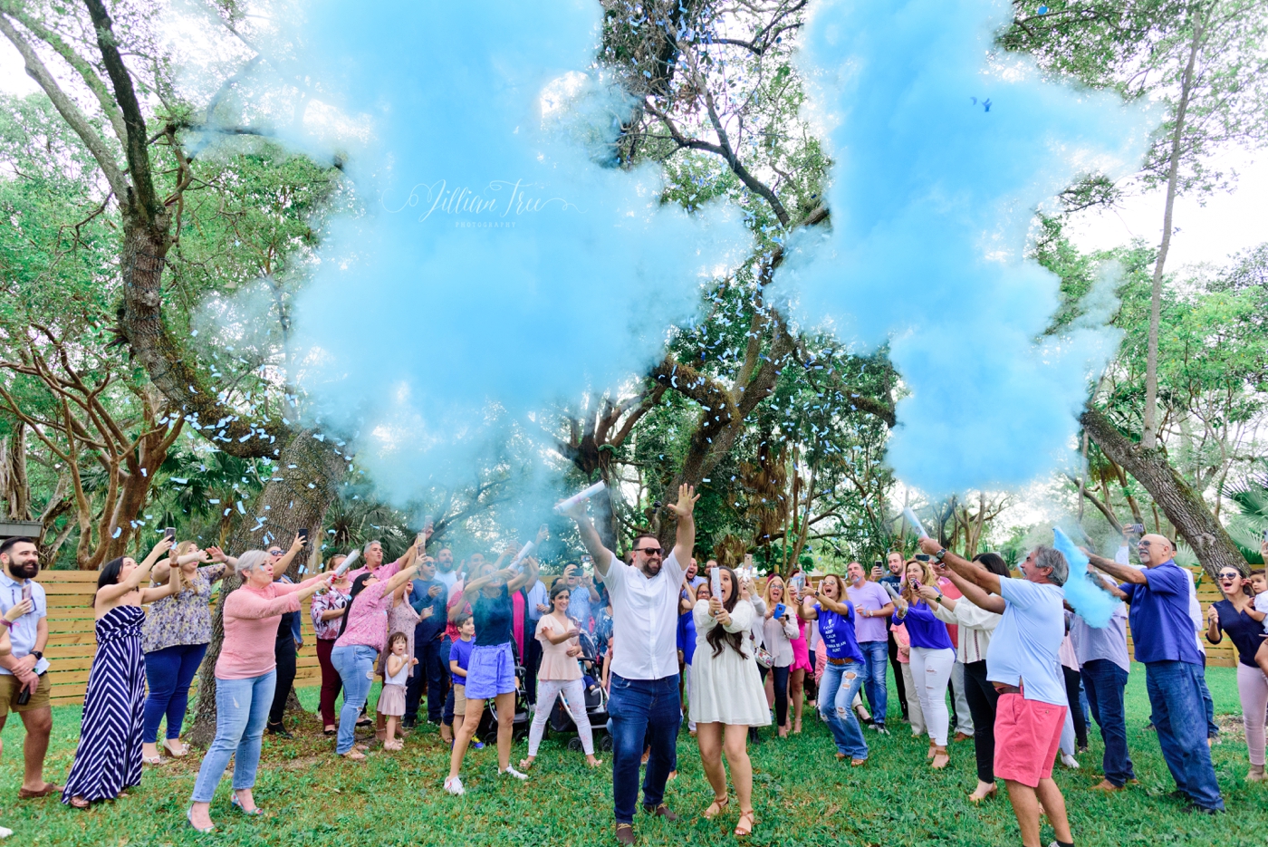 South Florida Baby Gender Reveal Party Photography