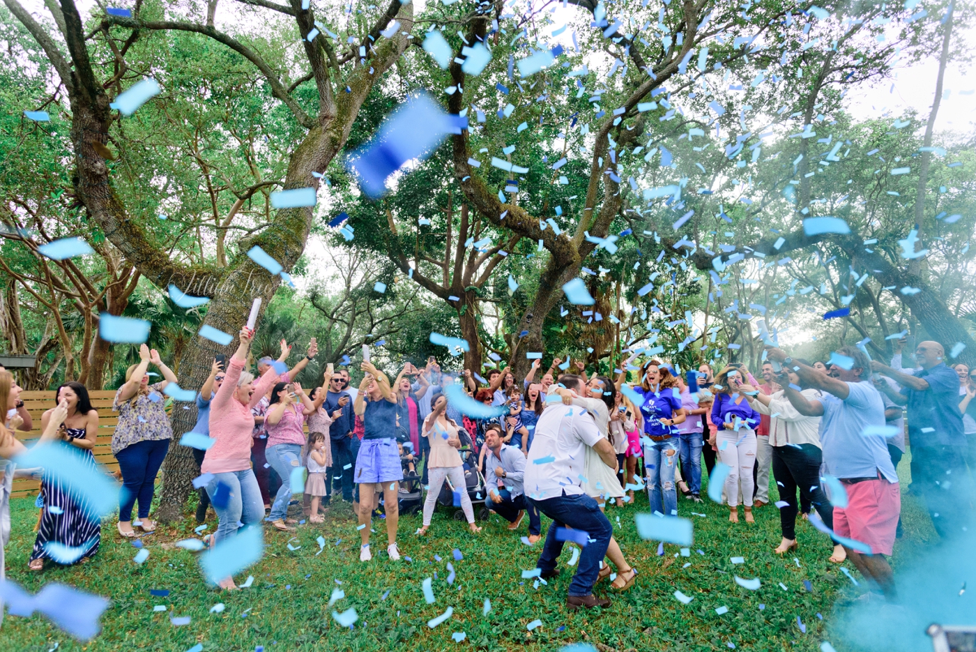 South Florida Baby Gender Reveal Party Photographer